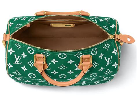 lv speedy green|louis vuitton speedy p9.